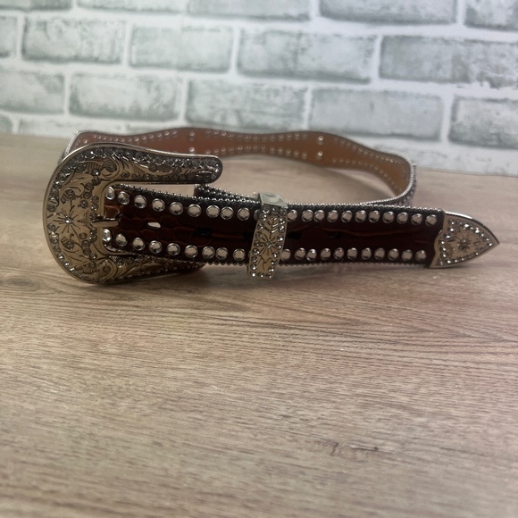 Blazin Roxx Accessories - Blazin Roxx brown‎ leather Belt